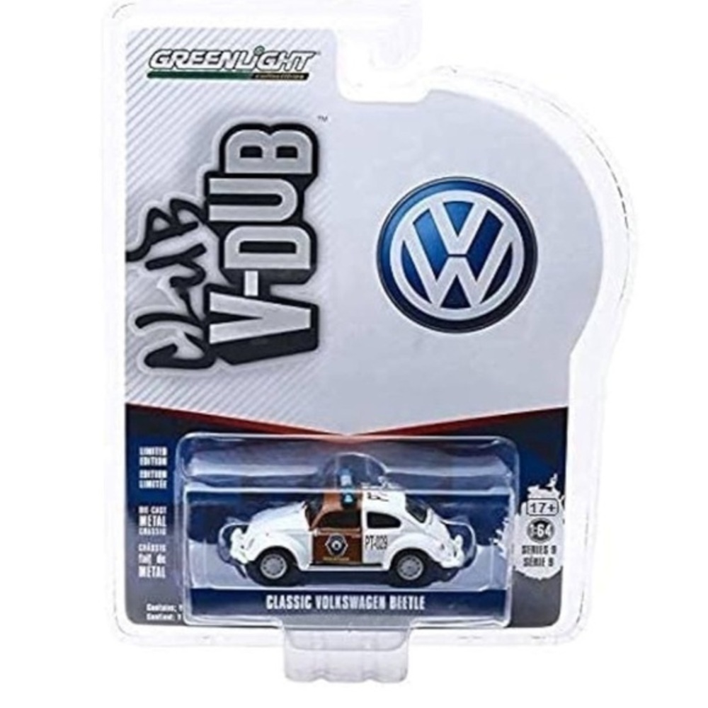 Greenlight Classic Beetle Chiapas Mexico Traffic Police 1:64 Scale Diecast